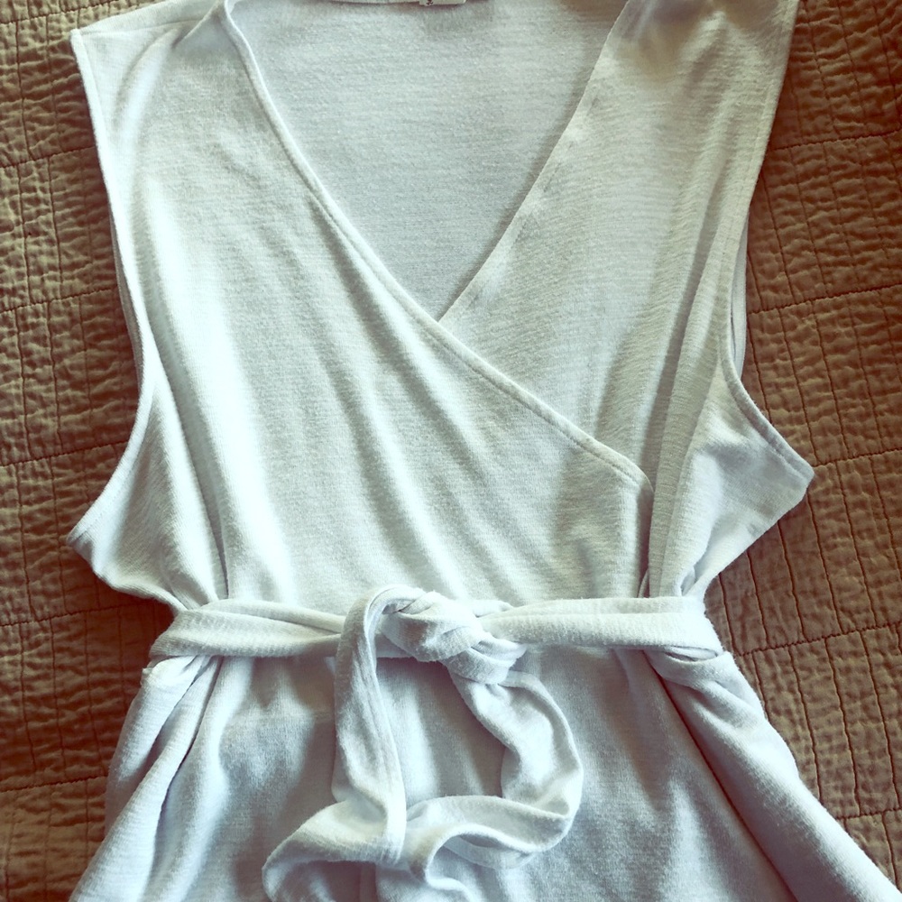 Sleeveless Wrap Blouse by GAP